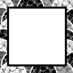 Obraz premium Abstract square frame with empty space