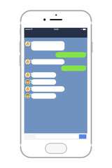 スマートフォン　チャット