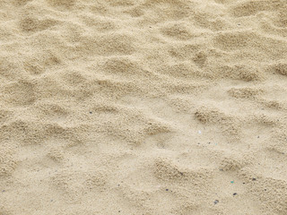 closeup of sand pattern of a beach in the summer