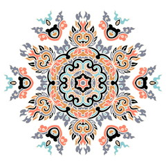 Beautiful mandala. Round ornamental pattern.