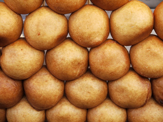 Fry bread on the market in thailand