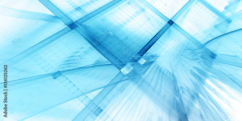 Poster abstract background element. three-dimensional composition of curves and grids. information technolo