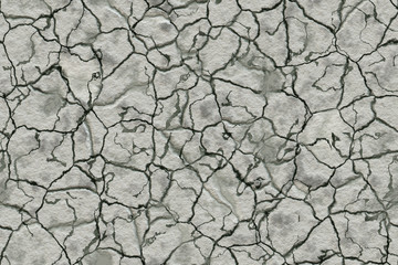 Continuous  cracked ground pattern 