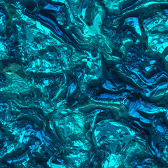 Crumpled plating shiny background