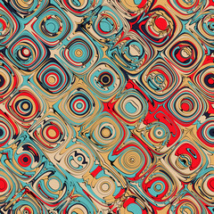 Repeating  abstract bubbles pattern