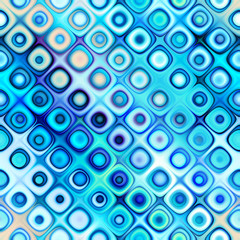 Repeating  abstract bubbles pattern