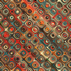 Repeating  abstract bubbles pattern