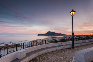 Panoramic vista from balcony in Altea, Spain © marcin jucha