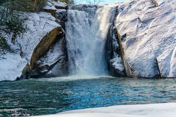 Elk River Falls in Winter