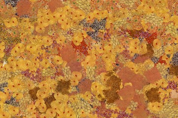 Large abstrait dans le style Gustav Klimt