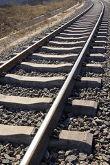 Naklejka premium rusty rails