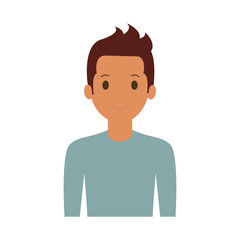 people casual man cloth icon, vector illustration