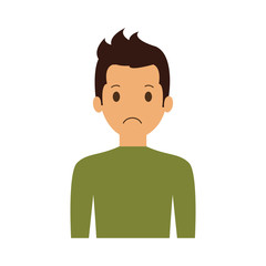 people casual man cloth icon, vector illustration