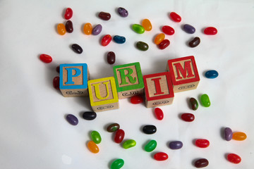 Happy Purim , jewish carnival holiday