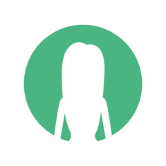 symbol casual woman cloth icon, vector illustration