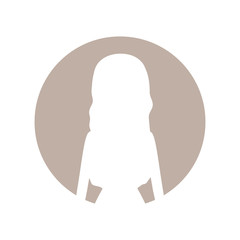 symbol casual woman cloth icon, vector illustration