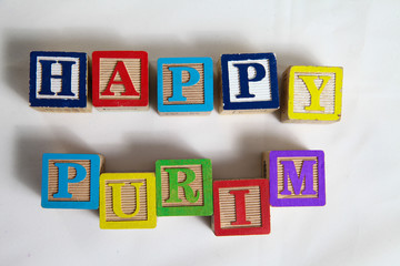 Happy Purim , jewish carnival holiday