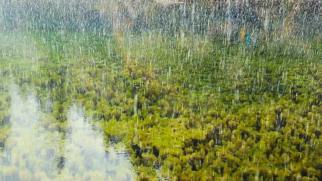 The beautiful Juizhaigou Valley (Valley of nine villages) National Park in autumn, winter in aba state, sichuan province, China.
