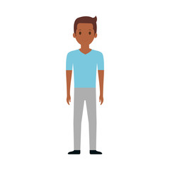 people casual man cloth icon, vector illustration