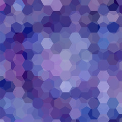 Fototapeta na wymiar Abstract background consisting of blue, purple, violet hexagons. Geometric design for business presentations or web template banner flyer. Vector illustration