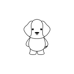 Cute Cartoon dog