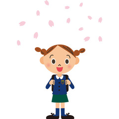 入学式　女の子
