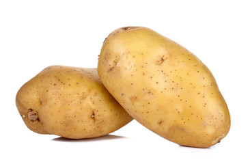 Potato isolated on the white background