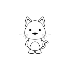 Cute Cartoon cat