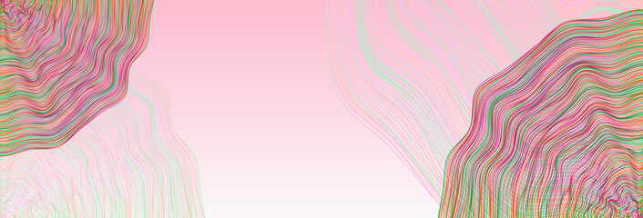  Wave futuristic  structure   - vector illustration 