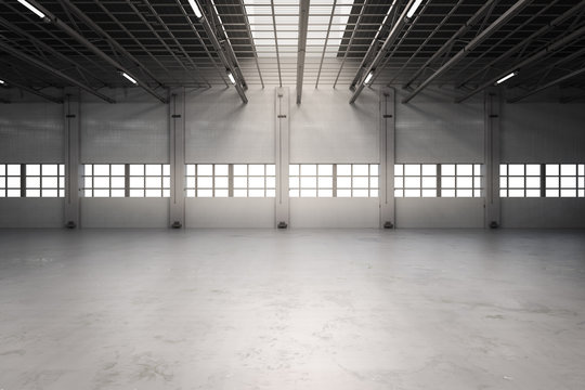 Empty Factory Interior