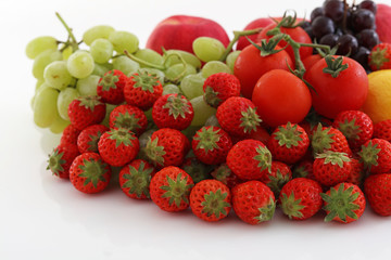 新鮮な野菜と果物　