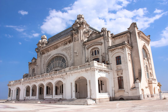 Abandoned art nouveau palace in Constanza