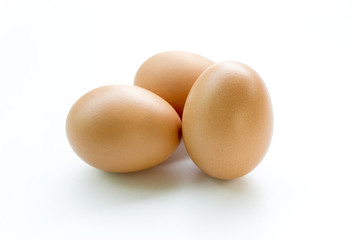 eggs isolated on white blackground