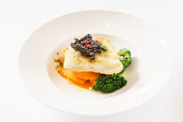 fish with vegetables