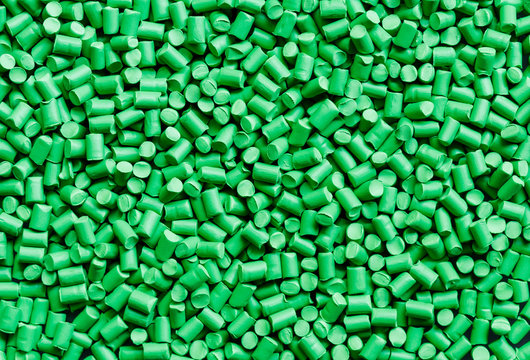 Green Plastic Resin ( Masterbatch ) Background