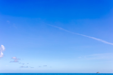 ciel bleu des Seychelles