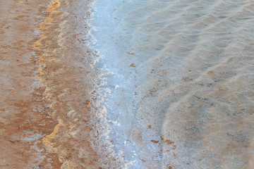 Fototapeta na wymiar Chott el Djerid salt lake in Tunisia
