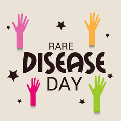 Obraz premium Rare Disease Day.
