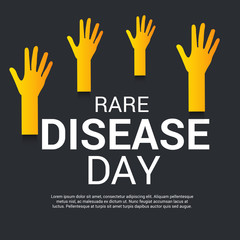 Obraz premium Rare Disease Day.