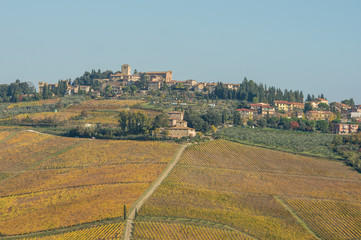 Scenic landscape in Tuscany region, Italy