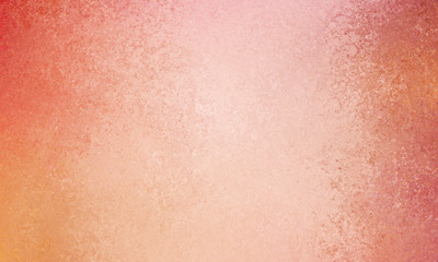 pink and peach background with pastel center and vintage grunge distressed border, old worn painted edges