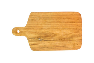 Cutting board isolated on white background.