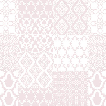 Seamless patternwith oriental motif.