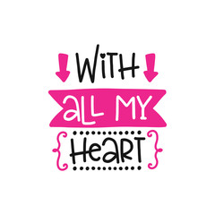 Vector poster with phrase