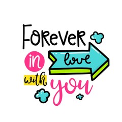 Vector hand drawn lettering poster