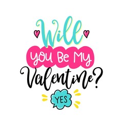 Vector hand drawn lettering poster