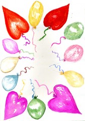 Inflatable Colorful Balloons