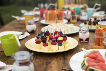 Preparation Table Setting Party Concept