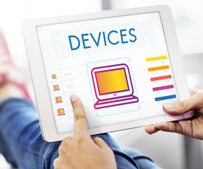 Digital Devices Innovation Multimedia Concept