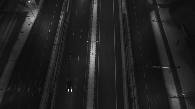 Time laps autostrada